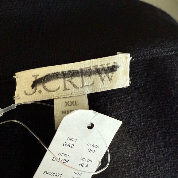 J.Crew Women’s Size 2X Black Three-Button Sweater Blazer Business Casual - Picture 10 of 13